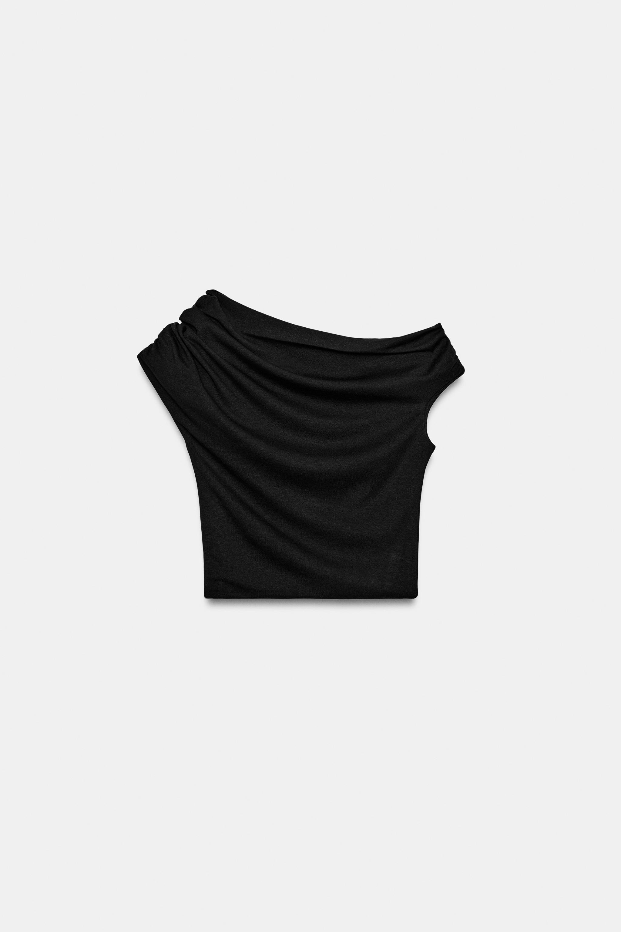 DRAPED ASYMMETRIC TOP